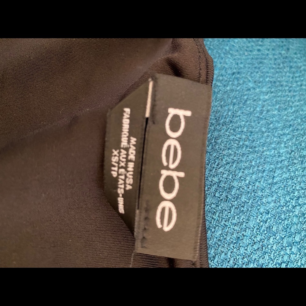 bebe! Set Black Crop top High Waisted Skirt - Picture 6 of 6